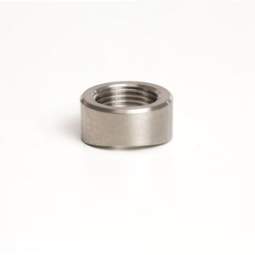 Picture of Ticon Industries Titanium O2 Sensor Bung 2.75in to 5in Tubing (M18x1.5) - Coped End