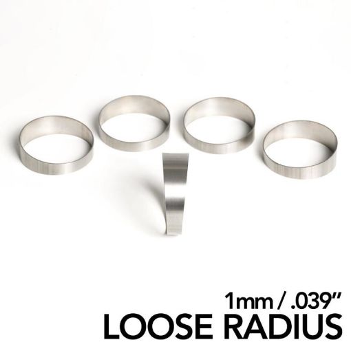 Picture of Ticon Industries 1.50in 45 Degree 2.2D3.3in CLR Loose Radius 1mm Wall Titanium Pie Cuts - 5pk