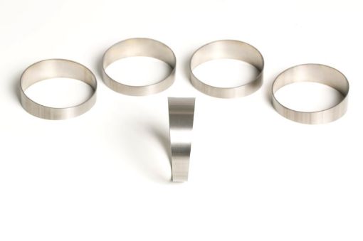 Picture of Ticon Industries 6in 45 Degree 1D6in CLR Tight Radius 1mm Wall Titanium Pie Cuts - 5pk