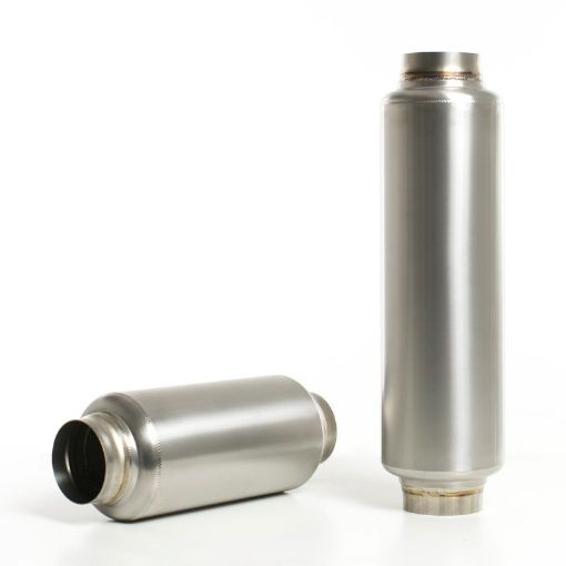 Picture of Ticon Industries 17in OAL 3.0in InOut Ultralight Titanium Muffler