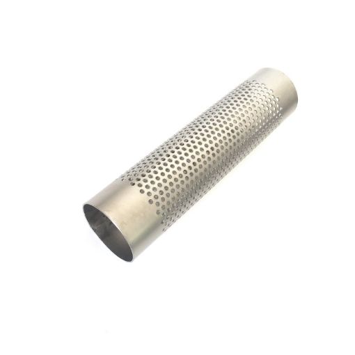 Picture of Ticon Industries 8in OAL 2.0in Perforated Titanium Punch Tube
