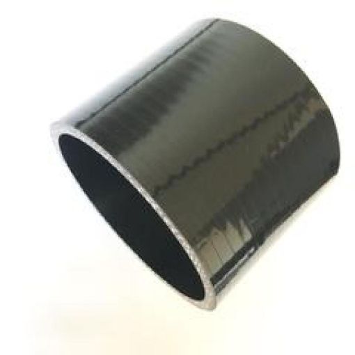 Picture of Ticon Industries 4 - Ply Black 3.5in Straight Silicone Coupler