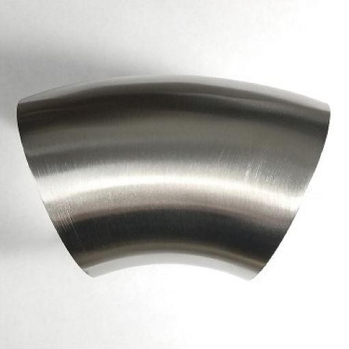 Picture of Stainless Bros 1.50in Diameter 1.5D 2.25in CLR 45 Degree Bend No Leg Mandrel Bend