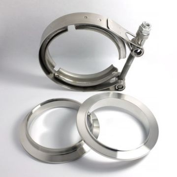 Picture of Stainless Bros 2.0in 304SS V - Band Assembly - 2 Flanges1 Clamp