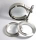 Picture of Stainless Bros 2.0in 304SS V - Band Assembly - 2 Flanges1 Clamp