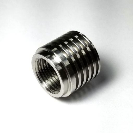 Picture of Stainless Bros M18x1.5 O2 Sensor Bung with Built in Heat Sink