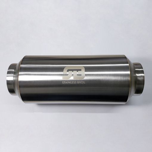 Picture of Stainless Bros 3.0in x 17.0in OAL Lightweight Muffler - Polished