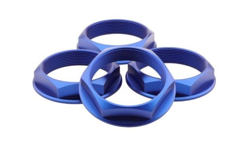 Picture of fifteen52 Super Touring (ChicanePodium) Hex Nut Set of Four - Anodized Blue