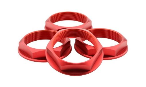 Picture of fifteen52 Super Touring (ChicanePodium) Hex Nut Set of Four - Anodized Red