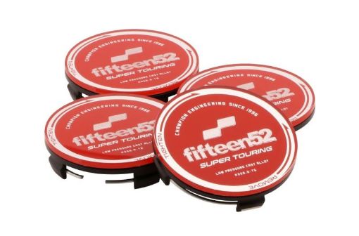 Picture of fifteen52 Super Touring (ChicanePodium) Center Cap Set of Four - RedChrome