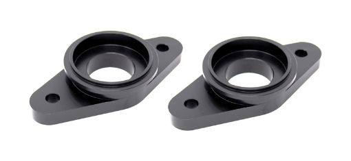 Picture of Torque Solution Billet Stock to Tial Blowoff Valve Adapter (Black) Nissan GTR R35 ALL