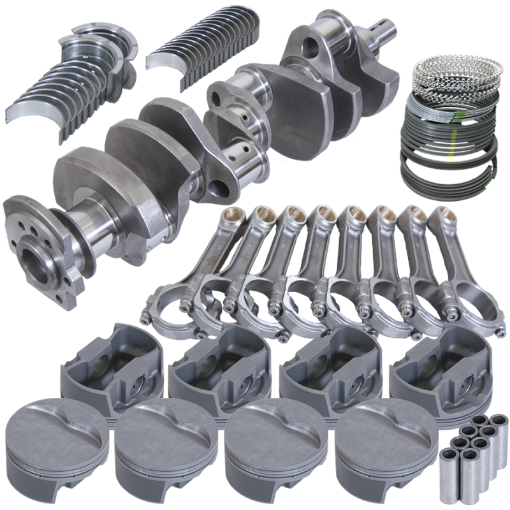 Picture of Eagle Chevrolet 350 Small Block Balanced 2Pc Seal Street Strip Rotating Assembly Kit 3.75in Stroke