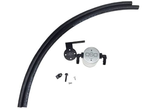 Picture of JL 13 - 18 Ford Escape 2.0 EcoBoost 2.0 Oil Separator 3.0 Passenger Side - Clear Anodized