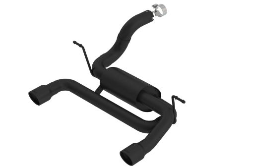 Picture of Borla 18 - 19 Jeep Wrangler JLJLU 2.0L 4Cyl 2DR4DR Axle Back Exhaust S - Type w 3.5in Tips - Black