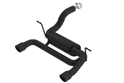 Picture of Borla 18 - 19 Jeep Wrangler JLJLU 2.0L 4Cyl 2DR4DR Axle Back Exhaust ATAK w 2.5in Tips - Black