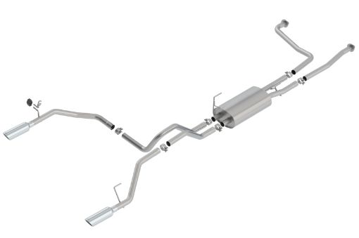 Picture of Borla 16 - 19 Nissan Titan 5.6L V8 2WD4WD S - Type Catback Exhaust