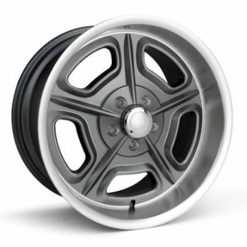 Picture of Race Star 32 Mirage 15x8 5x4.75bc 4.10bs Metallic Gray w Machined Lip