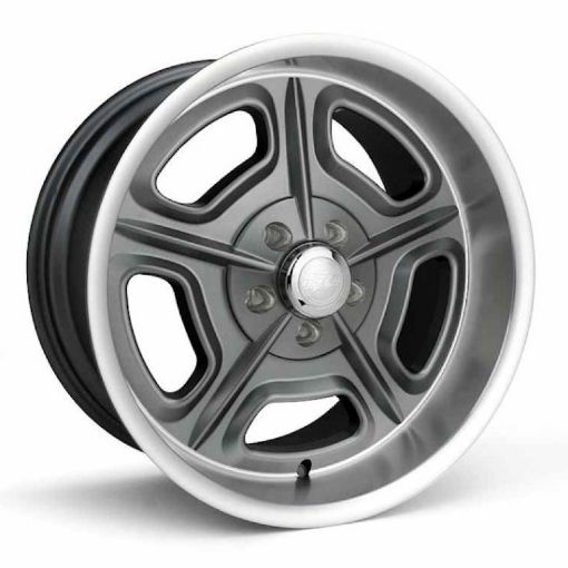 Picture of Race Star 32 Mirage 15x8 5x4.75bc 4.10bs Metallic Gray w Machined Lip