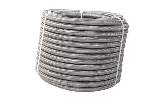 Picture of Aeromotive PTFE SS Braided Fuel Hose - AN - 08 x 12ft