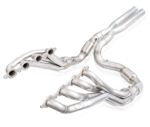 Picture of Stainless Works 2019 Chevrolet Silverado 5.36.2 Catted Headers 1 - 78in Primaries 3in Leads X - Pipe