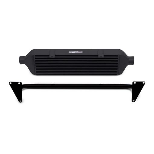 Picture of Mishimoto 15 - 19 Subaru STI Front - Mount Intercooler Kit w Black Crash Beam - Black Core