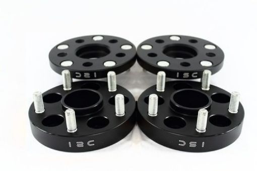 Picture of ISC Suspension 5x114.3 Hub Centric Wheel Spacers 20mm Black (Pair)