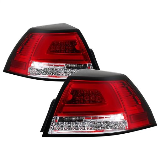 Picture of Spyder Pontiac G8 08 - 09 Version 2 Light Bar LED Tail Lights - Red Clear - ALT - YD - PG808V2 - LB - RC