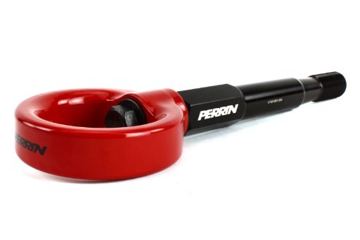 Picture of Perrin 15 - 17 Subaru WRXSTI Tow Hook Kit (Front) - Red