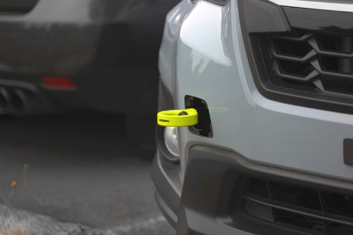 Picture of Perrin 2022 Subaru WRX 18 - 21 Crosstrek 14 - 21 Forester Tow Hook Kit (Front) - Neon Yellow