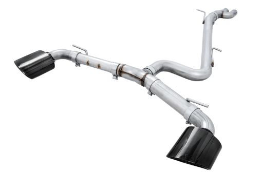 Picture of AWE Tuning 17 - 19 Audi RS3 8V Track Edition Exhaust - Diamond Black Tips RS - Style Tips