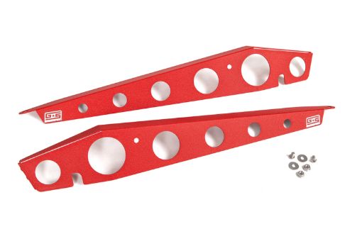 Picture of GrimmSpeed 2015 Subaru WRXSTI Fender Shrouds - Red