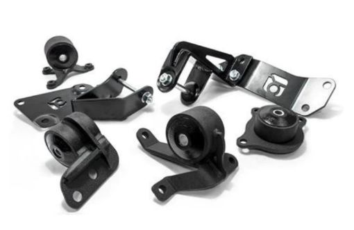 Picture of Innovative 01 - 05 Civic K - Series Black Steel Mounts 60A Bushings (Not K24 Trans)