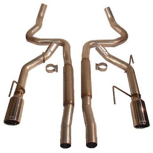 Picture of Roush 2005 - 2009 Ford Mustang GTGT500 Enhanced Sound Dual Cat - Back Exhaust Kit