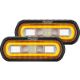 Picture of Rigid Industries SR - L Series Surface Mount LED Spreader Pair w Amber Halo - Universal