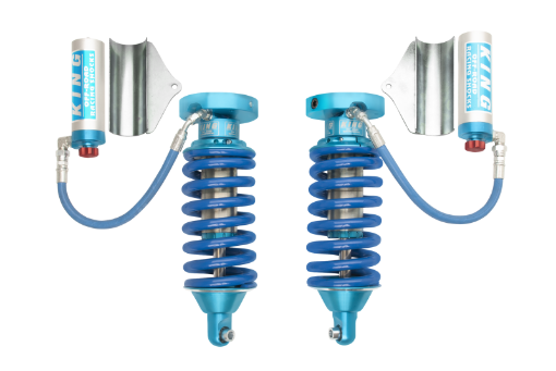 Picture of King Shocks 04 - 15 Nissan Titan Front 2.5 Dia Remote Reservoir Coilover wAdjuster (Pair)