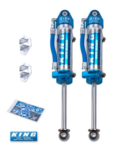 Picture of King Shocks 07 - 18 Jeep Wrangler JK Rear 2.5 Dia Piggy Hose Res Shocks 0 - 2in Lift (Pair)