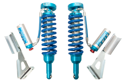 Picture of King Shocks 03 - 09 Toyota Land Cruiser 120 Front 2.5 Dia Remote Res Coilover wAdjuster (Pair)