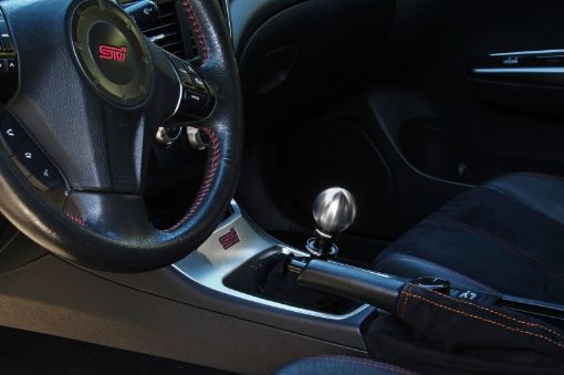 Picture of Perrin BRZFR - S86 Brushed Ball 2.0in Stainless Steel Shift Knob