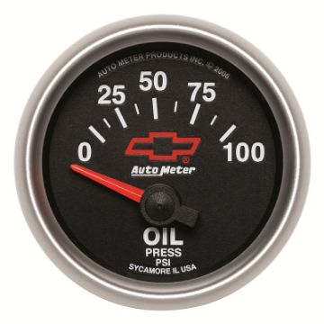 Picture of Autometer Oil Pressure 2 - 116, 0 - 100 PSI - Red Bowtie
