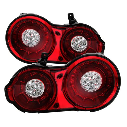 Picture of Spyder 09 - 15 Nissan GTR LED Tail Lights Red Clear ALT - YD - NGTR09 - LED - RC