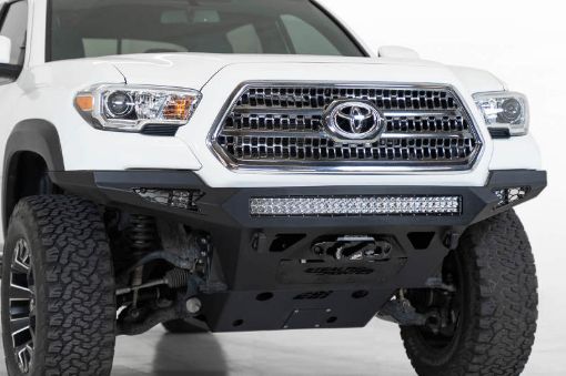 Picture of Addictive Desert Designs 16 - 19 Toyota Tacoma Stealth Fighther Front Bumper w Winch Mount