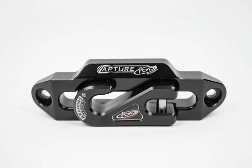 Picture of Addictive Desert Designs 1 - 516in Winch Fairlead Plate w Recessed Round End Hook - Black
