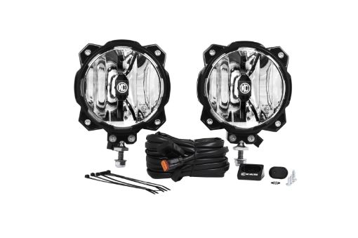 Picture of KC HiLiTES 6in. Pro6 Gravity LED Light 20w Single Mount SAEECE Driving Beam (Pair Pack System)