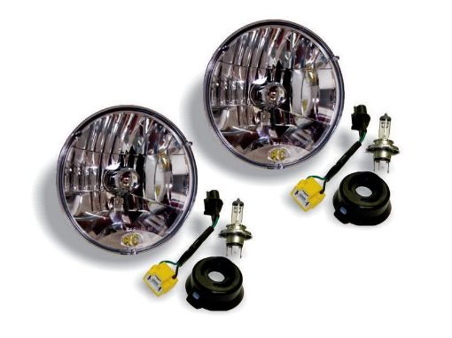 Picture of KC HiLiTES 07 - 18 Jeep JK H4 Headlight Conversion Kit - DOT Apprv.Incl. H13 to H4 Connectors (Pair)