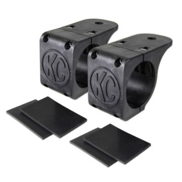 Picture of KC HiLiTES Universal Tube Clamp Light Mount Bracket Set 1.75in. to 2in. Bar (Pair)