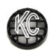 Picture of KC HiLiTES 4in. Round ABS Stone Guard for Rally 400 (Single) - Black wWhite KC Logo