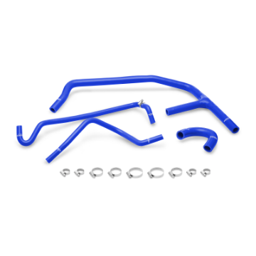 Picture of Mishimoto 15 Ford Mustang EcoBoost Blue Silicone Ancillary Hose Kit