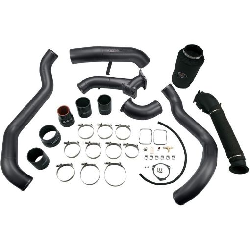 Picture of Wehrli 01 - 04 Chevrolet 6.6L LB7 Duramax High Flow Intake Bundle Kit - WCFab Grey