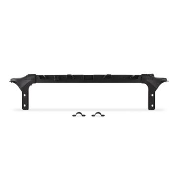 Picture of Mishimoto 2011 - 2016 Ford 6.4L Powerstroke Upper Support Bar - Micro - Wrinkle Black