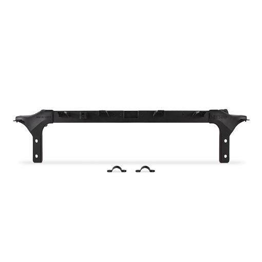Picture of Mishimoto 2011 - 2016 Ford 6.4L Powerstroke Upper Support Bar - Micro - Wrinkle Black